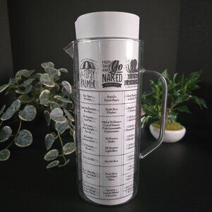 Houdini Good Measure Cocktail Recipe Pitcher Pre-Owned Holiday Drink Measuring